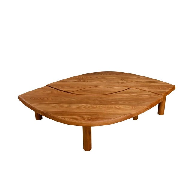 T22C Table in Elm by Pierre Chapo, France, 2010s For Sale - Image 18 of 18