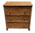 Vintage wicker and cane 3-drawer chests or nightstands that are possibly Henry Link for Lexington. They have a wrapped...