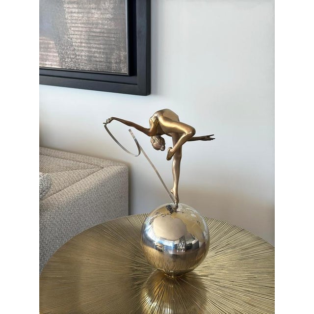 Eleanor Cardozo, Ribbon on World, 2011, Bronze For Sale - Image 3 of 10