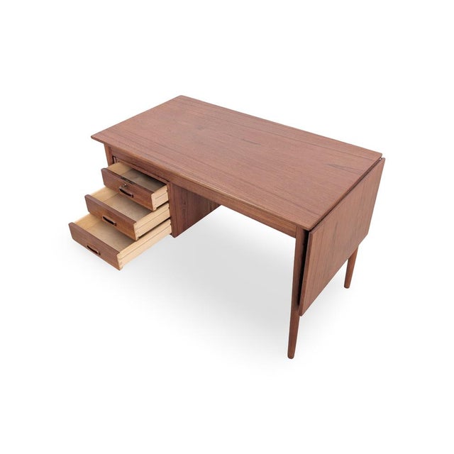 Wood Vintage Teak Desk by Arne Vodder, 1960s For Sale - Image 7 of 12