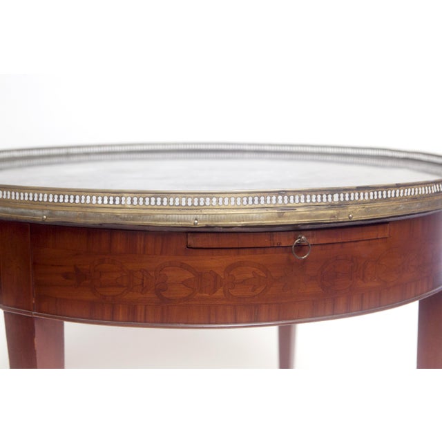 Gueridon Large Round French Gueridon Table For Sale - Image 4 of 4