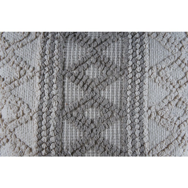 Textile Pair of Pom Pom at Home Phoebe Decor Modern Throw Accent Pillows in Ivory/Taupe For Sale - Image 7 of 12