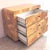 Postmodern Three-Drawer Waterfall Dresser With Faux Burlwood Laminate Veneer For Sale - Image 11 of 15