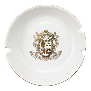 Vintage Beverly Wilshire Hotel Los Angeles Porcelain Ashtray For Sale