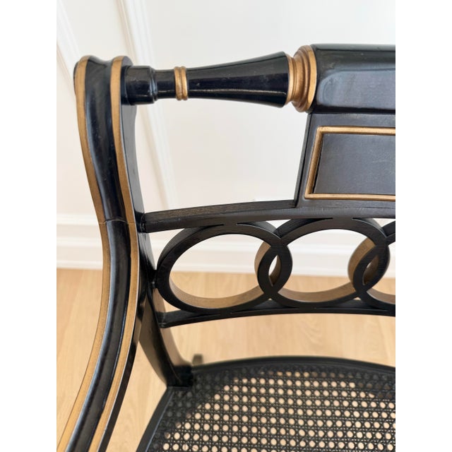 Baker Furniture Company Set of 8 Baker "Governor Alston" Historic Charleston Collection Armchairs For Sale - Image 4 of 12