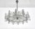 Glass Large Ice Glass Chandelier by Kaiser Leuchten, 1970s For Sale - Image 7 of 18