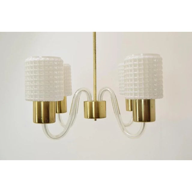 Mid-Century Chandelier from Kamenicky Senov, 1970s For Sale - Image 9 of 13