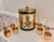 Glass Late 20th Century Gilded Gold Leaf Drinking Glasses/Bud Vases - Set of 8 For Sale - Image 7 of 9