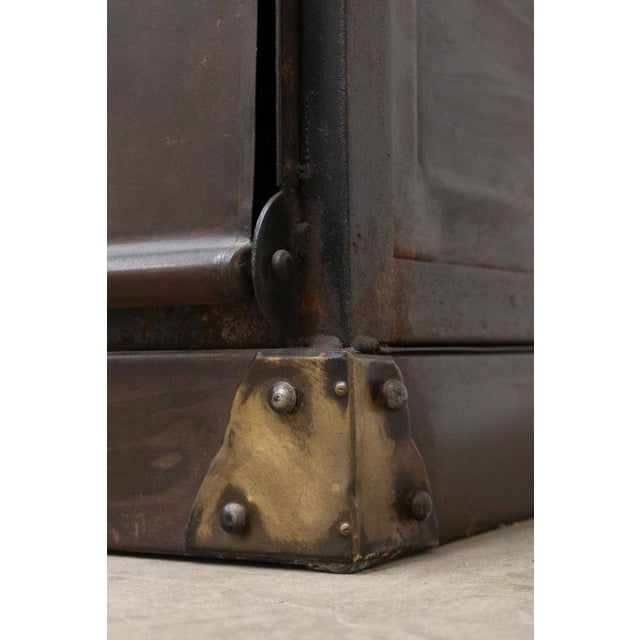 Mid-Century Industrial Steel 15-Tier Cabinet, Italy, 1950s For Sale - Image 13 of 18