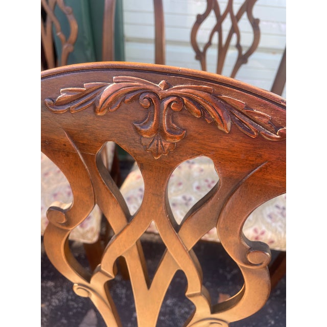 1960s Kittinger 9pc Dining Set W/ Banded Table & 8 Chairs / for Restoration For Sale - Image 10 of 18