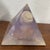Post Modern Classical Bust Encased Lucite Pyramid Sculpture For Sale - Image 4 of 7