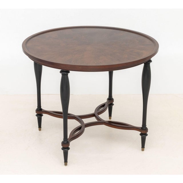 Baker Furniture Circular Center Table For Sale In New York - Image 6 of 7