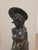 Art Deco Monumental Mid-Century Two-Tone Macassar Ebony Balinese Harvest Maiden & Water Carrier Sculptures – Pair For Sale - Image 3 of 12