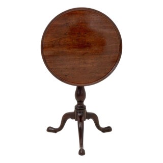 George III Style Mahogany Tripod Table For Sale