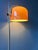 Space Age Floor Lamp with Chrome Base and Orange Shade from Guzzini For Sale - Image 3 of 13