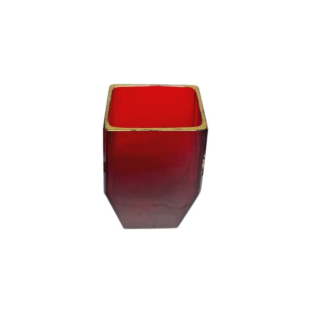 Art Deco Glass Vase by Joseph Hoffmann from Moser, Czechoslovakia, 1930s For Sale - Image 16 of 18