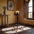 Hand Forged Iron Pedestal Stand 32″ (82cm) Antique Copper Patina Fleur-de-Lis Plant Holder & Pillar Candle Stick Rustic Decor For Sale - Image 6 of 10