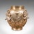 This is an antique flower urn. An Oriental, bronze decorative posy vase, dating to the late Victorian period, circa 1900....