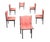 Cassina Caprile dining chair by Gianfranco Frattini. Gorgeous original woven textile with shades of pink and peach. Lovely...