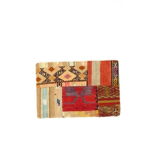 Traditional Vintage Hand Knotted Pillow For Sale - Image 3 of 3