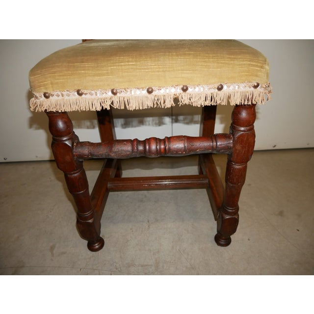 Antique Walnut Chairs, 1800s, Set of 6 For Sale - Image 6 of 18