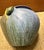 Ephraim Faience 2006 Hand Made Art Pottery Green Turtle Blue Ceramic Vase For Sale In Washington DC - Image 6 of 15