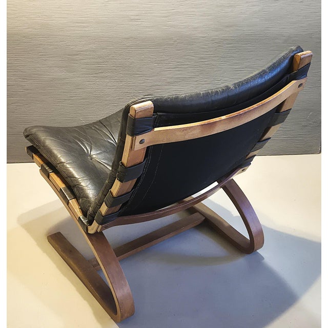 Scandinavian Kengu Lounge Chairs attributed to E. & N. Solheim for Rybo, 1970s, Set of 2 For Sale - Image 12 of 13
