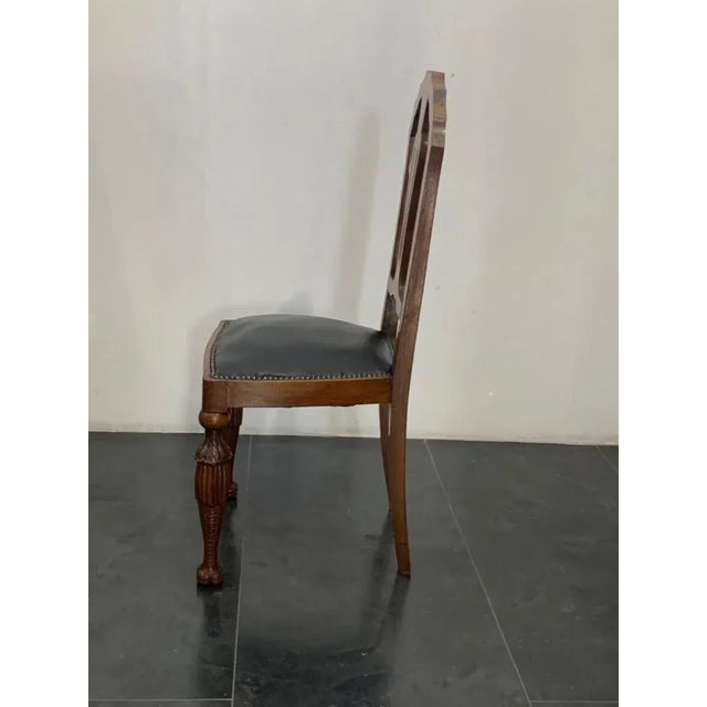 Art Deco Rosewood & Marble Dining Room Set, 1930s, Set of 10 For Sale - Image 14 of 16