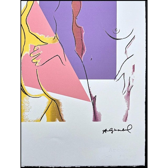 After Andy Warhol, Love With Blue, 1980s, Lithograph For Sale - Image 4 of 7