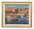 Ellis Wallin, Boats in the Harbor, 1950s, Oil on Canvas, Framed For Sale