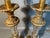 Metal Pair Crystal Brass Lamps Berman Signed 1980s Hollywood Regency Style For Sale - Image 7 of 8