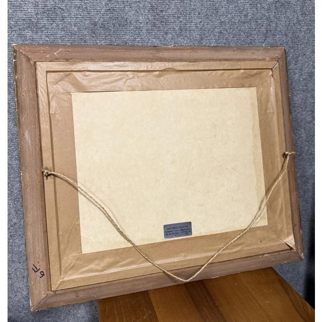 M. Guillermin, Rural Landscape, 1940, Oil on Panel, Framed For Sale - Image 4 of 8