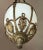 Renaissance Antique Pendant Light With Opalescent Shade For Sale - Image 3 of 4