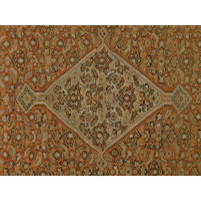 1920s Antique Persian Senneh Kilim Flatweave. 4'x 5'10" For Sale - Image 12 of 13