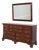 Statton New Market Cherry 10 Drawer Dresser W. Mirror For Sale