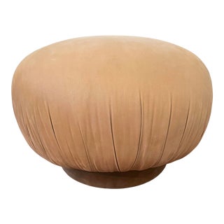 Adrian Pearsall Attributed Swiveling Pouf Ottoman For Sale