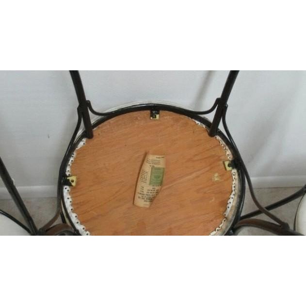 Traditional 4 French Regency Cane Back Wrought Iron Dining Room Side Chairs Coleman Kalick For Sale - Image 3 of 12