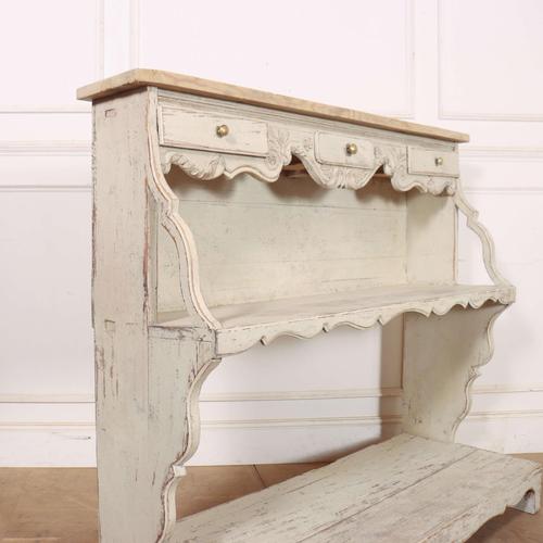 Swiss Carved and Painted Pine Serving Counter For Sale - Image 10 of 13
