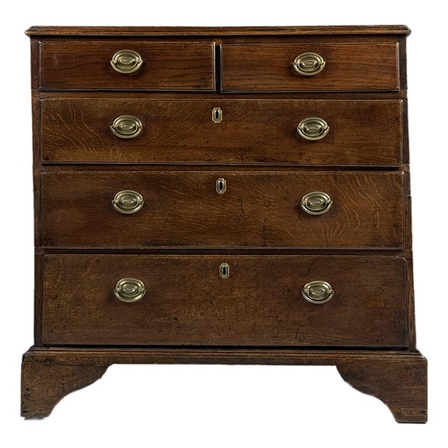 Antique English Chest of Drawers, 1780s For Sale