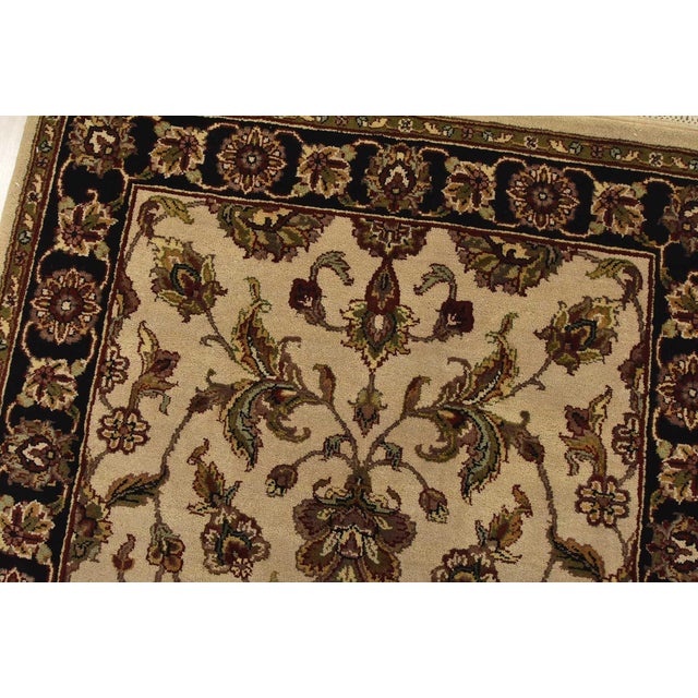 Agra Runner 4’1” X 11’10” Beige Wool Traditional Hand-Knotted Oriental Rug For Sale In Philadelphia - Image 6 of 13