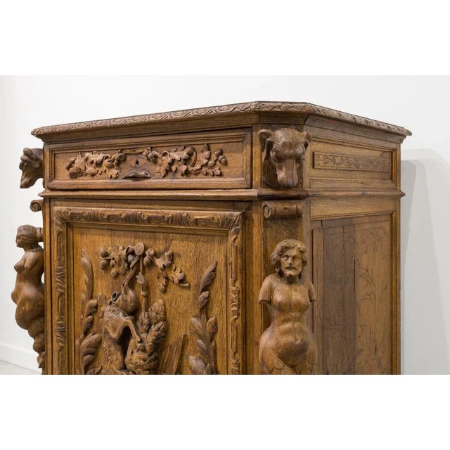 Uruguayan Carved Cabinet, 19th Century For Sale - Image 5 of 7