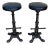 Early 1900s Antique Heavy Cast Iron Bar Stools Barley Twist- A Pair For Sale