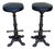 Early 1900s Vintage Heavy Cast Iron Bar Stools Barley Twist- A Pair For Sale