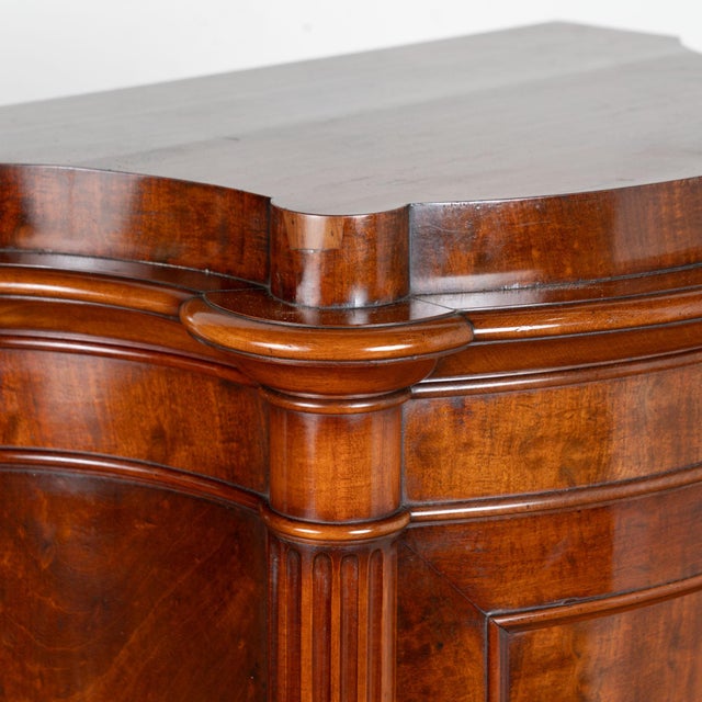 Brown 19th Century Danish Mahogany Narrow Column Cabinet For Sale - Image 8 of 11