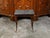 19th Century French 19th Century Louis XV Style Walnut Side Table with Grey Marble Top For Sale - Image 5 of 12