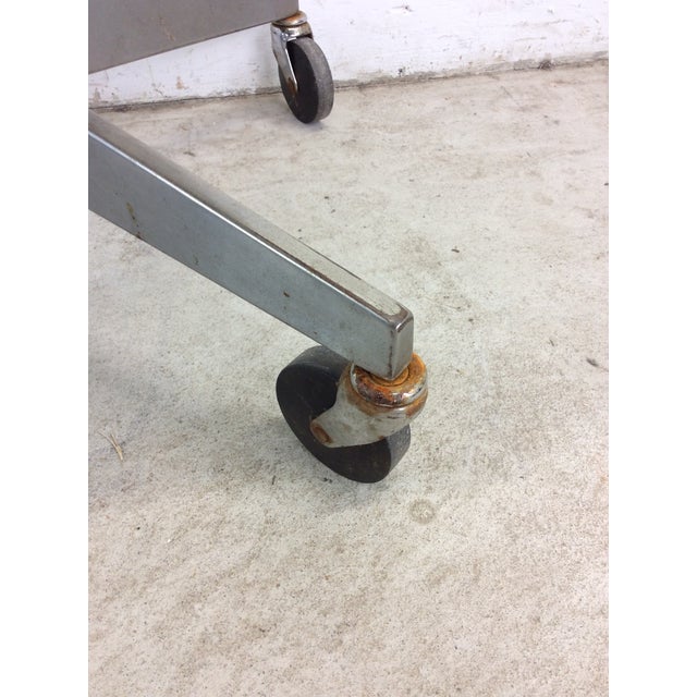 1960s Mid Century Modern Office Chair With Wheeled Swivel Base For Sale - Image 5 of 12