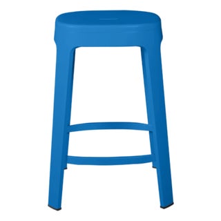 RS Barcelona Ombra Counter Stool, Sky Blue For Sale