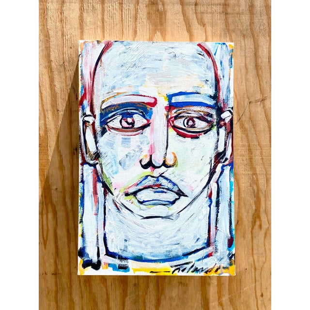 Contemporary Original Abstract Oil Signed Roland For Sale In West Palm - Image 6 of 8