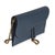 Contemporary Blue Grained Calfskin Small Saddle Pouch With Chain For Sale - Image 3 of 6