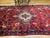 Textile Vintage Persian Hamadan Gallery Area Rug, Hand-Knotted Wool, Tribal Bird Pattern, 6x10, Red & Navy For Sale - Image 7 of 18